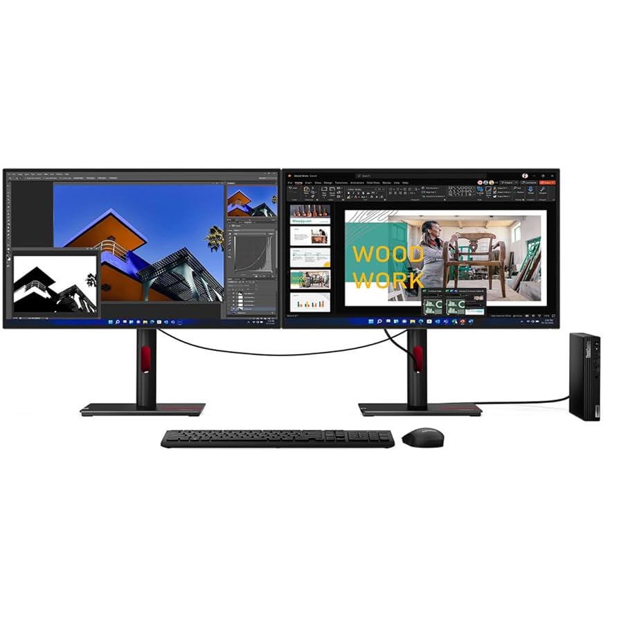 Lenovo ThinkCentre M70q Gen 4 Tiny Desktop Computer, Intel